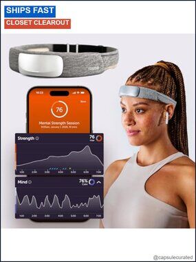 Brain Sensing Headband EEG fNIRS Sleep Focus Neurofeedback
